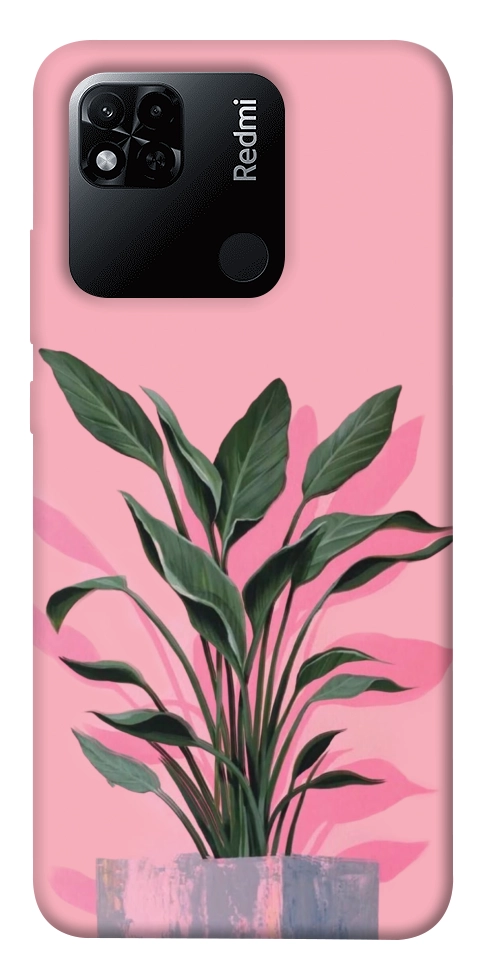 Чехол Pink plant для Xiaomi Redmi 10A