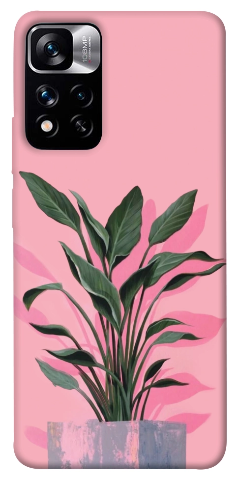 Чехол Pink plant для Xiaomi Redmi Note 11 5G