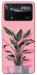 Чохол Pink plant для Xiaomi Poco X4 Pro