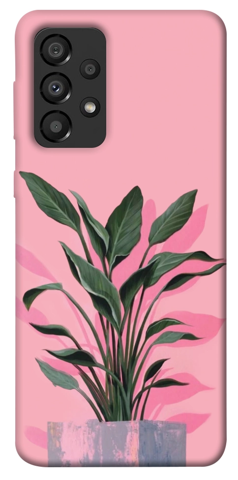 Чехол Pink plant для Galaxy A33 5G