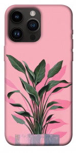 Чохол Pink plant для iPhone 14 Pro Max
