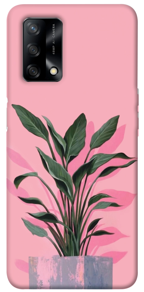 Чохол Pink plant для Oppo F19