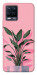 Чехол Pink plant для Realme 8