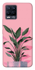 Чехол Pink plant для Realme 8 Pro