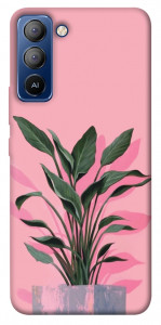 Чехол Pink plant для TECNO Pop 5 Pro