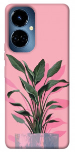 Чехол Pink plant для TECNO Camon 19 (CI6n)