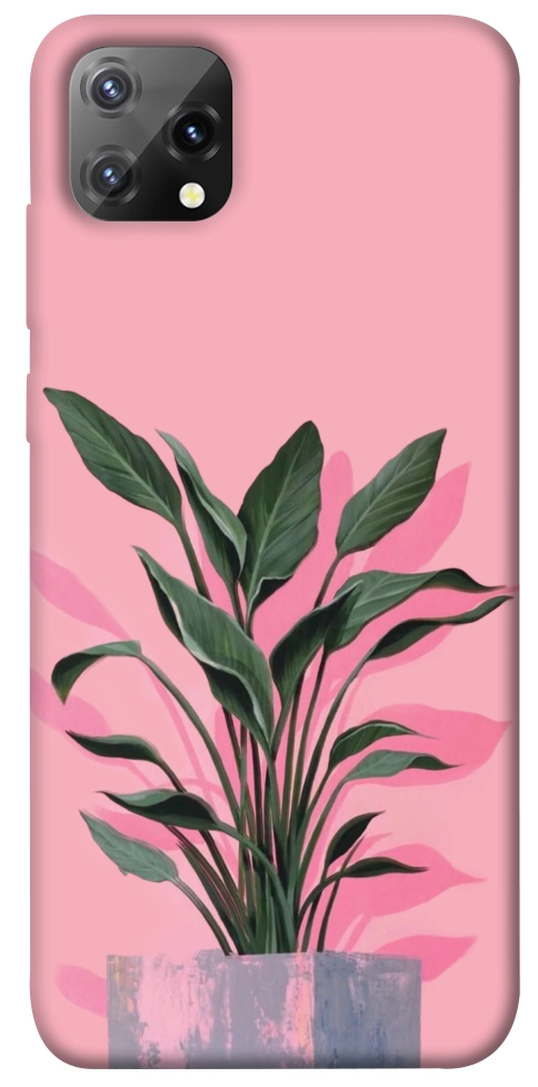 Чехол Pink plant для Blackview A55