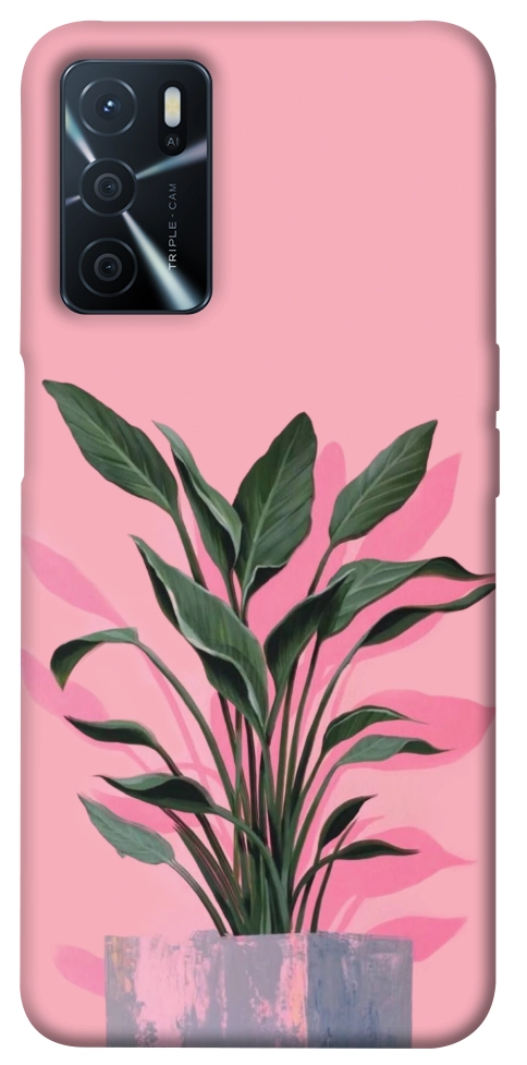 Чохол Pink plant для Oppo A54s