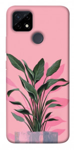 Чехол Pink plant для Realme C25Y