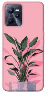 Чехол Pink plant для Realme C35
