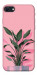 Чехол Pink plant для iPhone SE (2022)