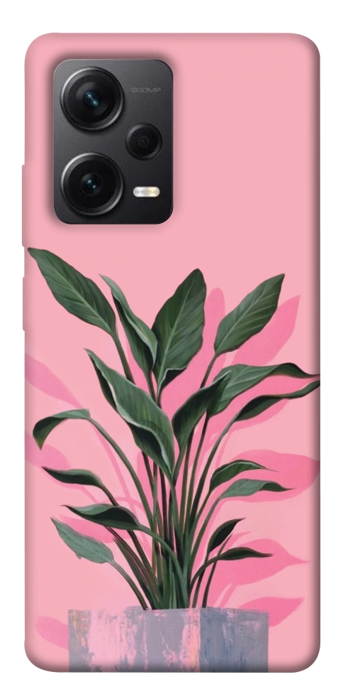 Чехол Pink plant для Xiaomi Redmi Note 12 Pro+