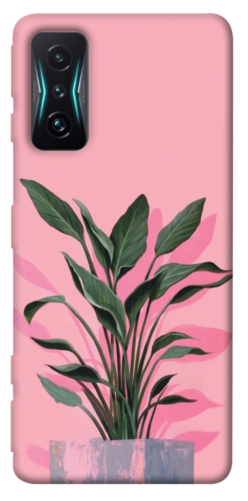 Чехол Pink plant для Xiaomi Redmi K50 Gaming