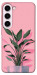 Чехол Pink plant для Galaxy S23+