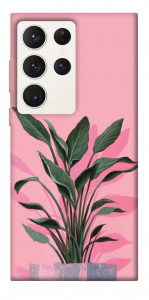 Чохол Pink plant для Galaxy S23 Ultra