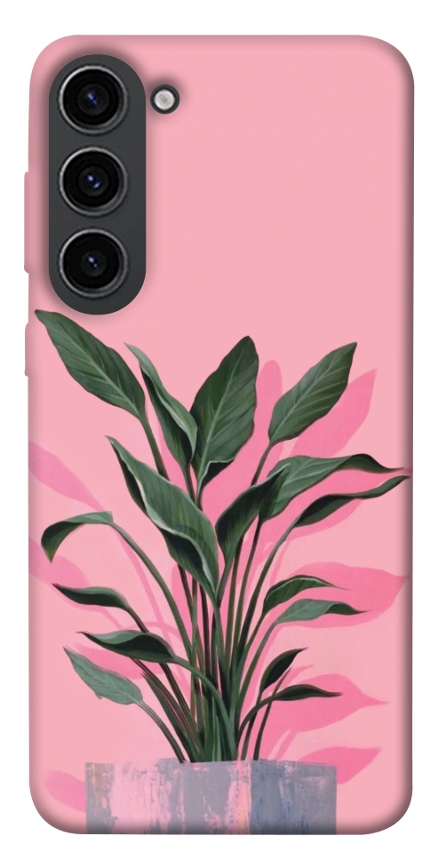 Чехол Pink plant для Galaxy S23