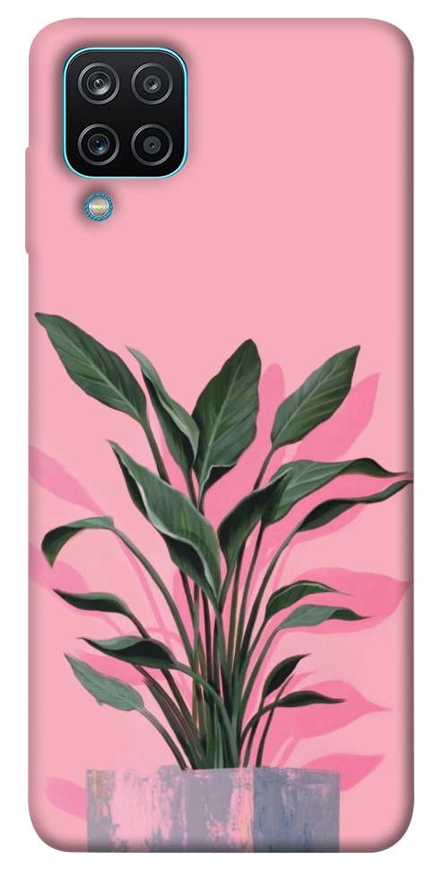 Чехол Pink plant для Galaxy M12