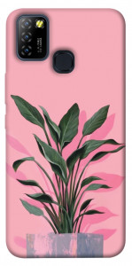Чохол Pink plant для Infinix Hot 10 Lite