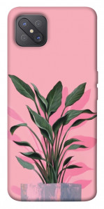 Чехол Pink plant для Oppo A92s