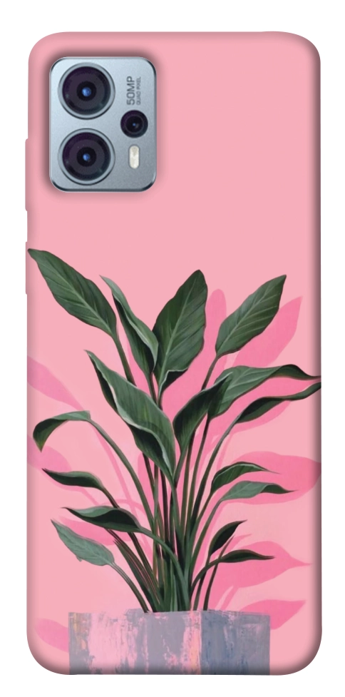 Чехол Pink plant для Motorola Moto G23