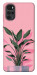 Чехол Pink plant для Motorola Moto G22