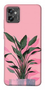 Чохол Pink plant для Motorola Moto G32