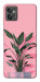 Чехол Pink plant для Motorola Moto G32