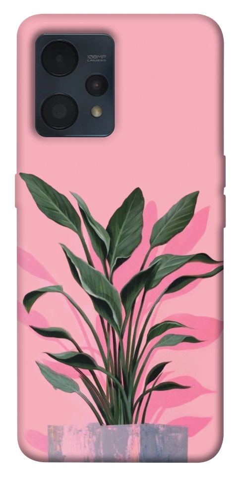Чехол Pink plant для Realme 9 Pro+