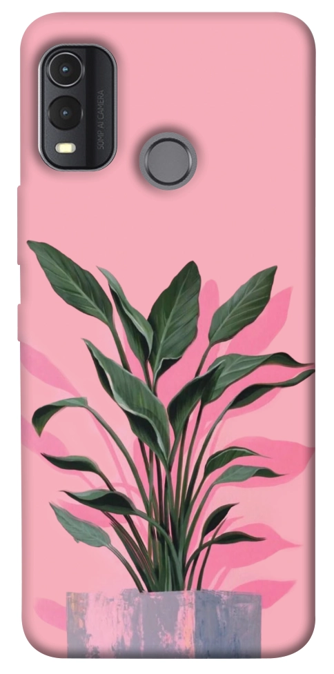 Чохол Pink plant для Nokia G11 Plus