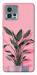 Чехол Pink plant для Motorola Moto G72