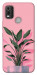 Чехол Pink plant для Nokia C21 Plus