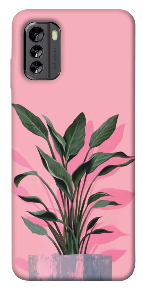 Чехол Pink plant для Nokia G60