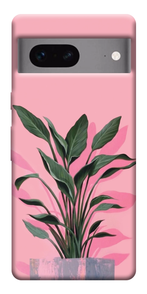 Чехол Pink plant для Google Pixel 7