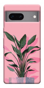 Чехол Pink plant для Google Pixel 7