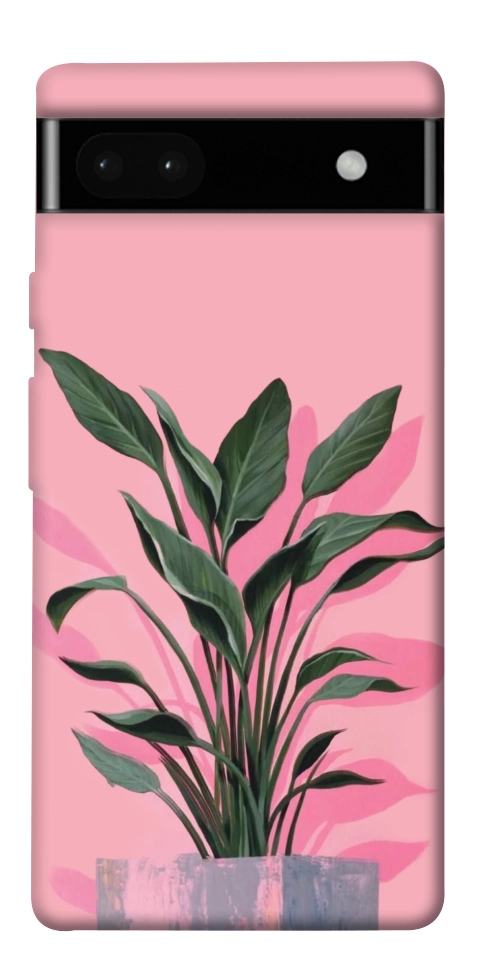 Чехол Pink plant для Google Pixel 6A