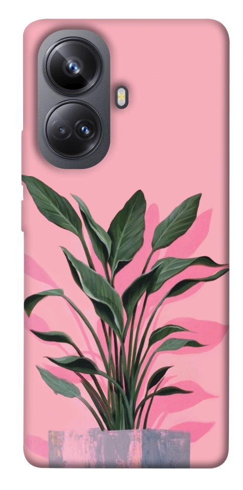 Чохол Pink plant для Realme 10 Pro+