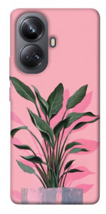 Чехол Pink plant для Realme 10 Pro+