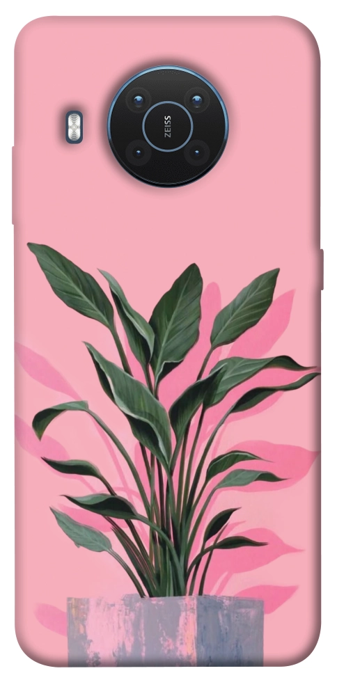 Чехол Pink plant для Nokia X20