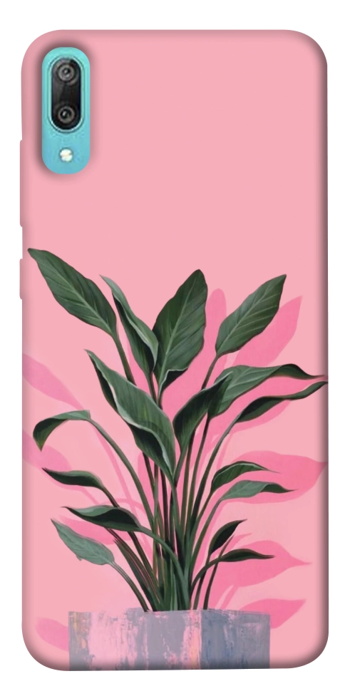 Чехол Pink plant для Huawei Y6 Pro (2019)