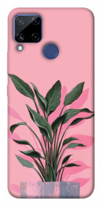 Чехол Pink plant для Realme C15