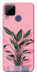 Чехол Pink plant для Realme C15