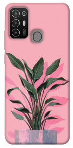 Чохол Pink plant для ZTE Blade A52