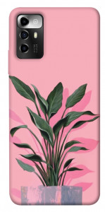 Чехол Pink plant для ZTE Blade V40 Vita