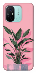 Чохол Pink plant для Xiaomi Redmi 12C