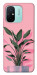 Чехол Pink plant для Xiaomi Redmi 12C