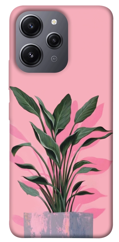 Чехол Pink plant для Xiaomi Redmi 12