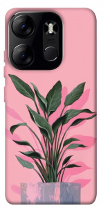 Чехол Pink plant для Tecno Spark Go 2023