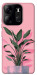Чехол Pink plant для Tecno Spark Go 2023