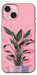 Чехол Pink plant для iPhone 15