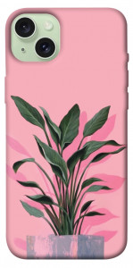 Чехол Pink plant для iPhone 15 Plus